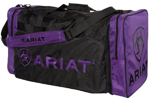 Luggage Ariat Gear Bag Large Purple & Black-Ascot Saddlery-The Equestrian