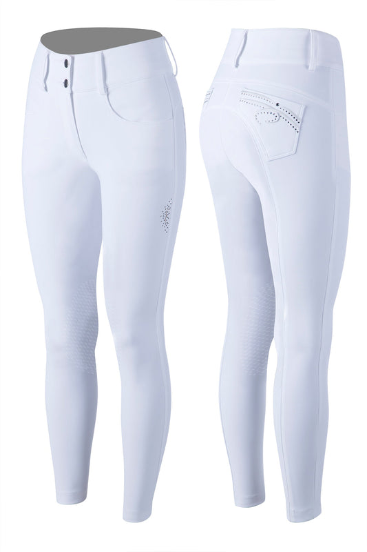 Animo Nana Ladies Knee Grip Breeches-Dapple EQ-The Equestrian