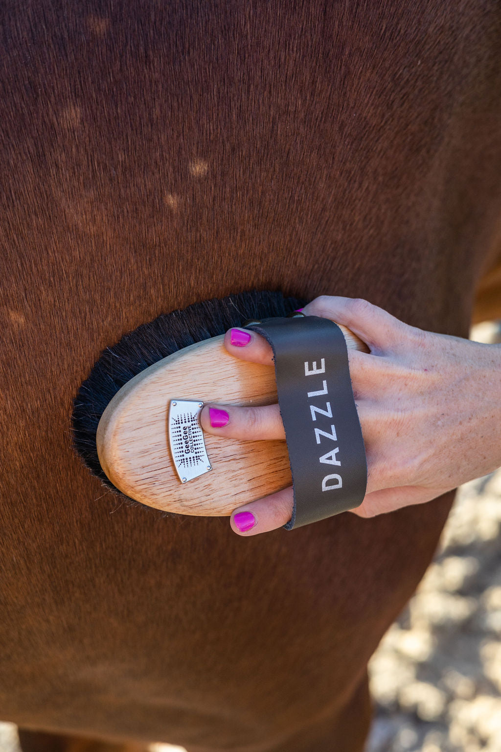 GeeGee COLLECTIVE | 'Dazzle' Wool Body Brush-Ippico Equestrian-The Equestrian