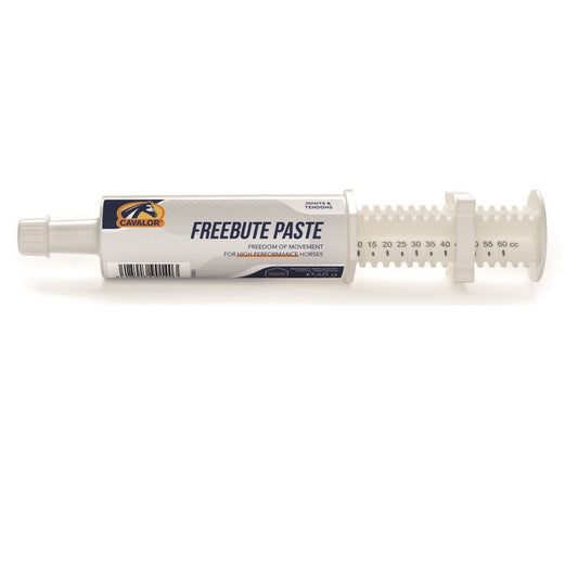 Cavalor Equicare Freebute paste syringe for horse joint health.