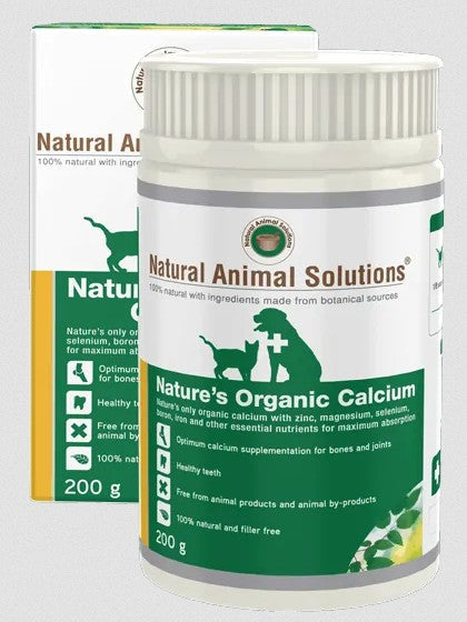 Natural Animal Solutions Calcium Natures 200gm-Ascot Saddlery-The Equestrian