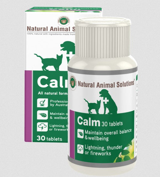 Natural Animal Solutions Calm 30 Tablets-Ascot Saddlery-The Equestrian