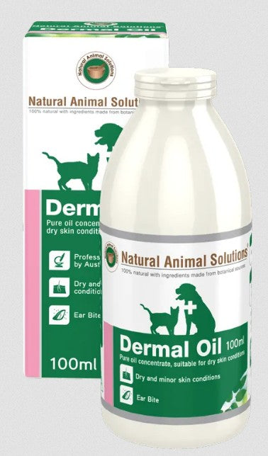 Natural Animal Solutions Dermal Oil 100ml-Ascot Saddlery-The Equestrian