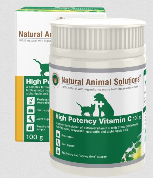 Natural Animal Solutions Hp Vitamin C 100gm-Ascot Saddlery-The Equestrian
