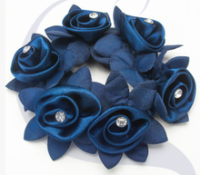 SD-Design Rose Scrunchie with Crystals-Dapple EQ-The Equestrian