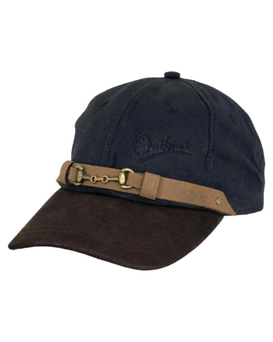 Cap Outback Equestrian Black-Ascot Saddlery-The Equestrian