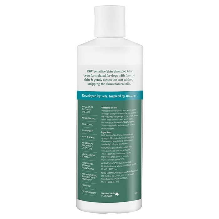 Paw Sensitive Shampoo 500ml-Ascot Saddlery-The Equestrian