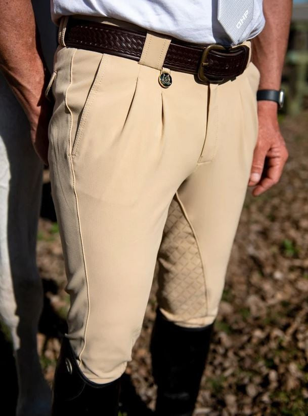 Breeches Peter Williams Windsor Cross Country Beige Mens M4-Ascot Saddlery-The Equestrian