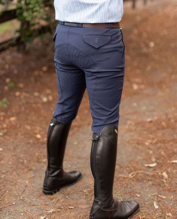 Breeches Peter Williams Windsor Cross Country White Mens M4-Ascot Saddlery-The Equestrian