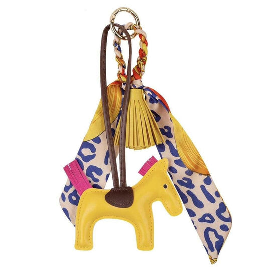 Deluxe Pony Keyring | Yellow-Ippico Equestrian-The Equestrian