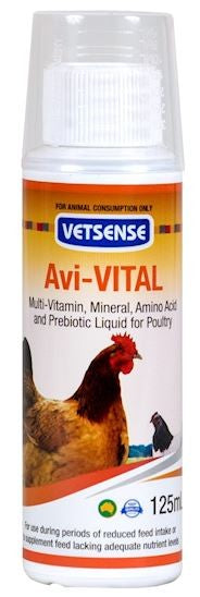 Poultry Vetsense Avi Vital 125ml-Ascot Saddlery-The Equestrian