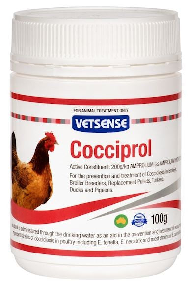 Poultry Vetsense Cocciprol 100gm-Ascot Saddlery-The Equestrian