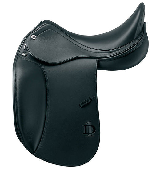 Prestige X D1 Dressage Saddle Black-Ascot Saddlery-The Equestrian