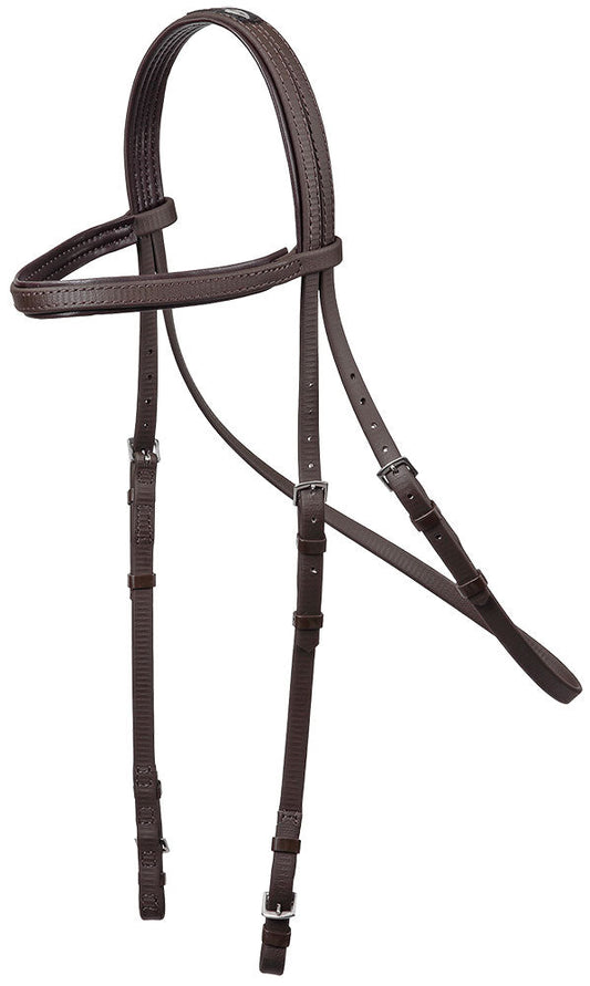 Bridle Pvc Training Brown-Ascot Saddlery-The Equestrian