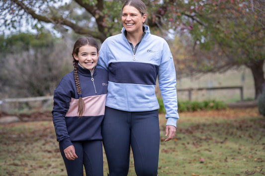 Poppy quarter zip sweater-QJ Riding Wear-The Equestrian