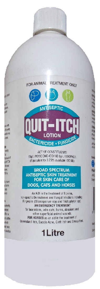 Quit Itch Pharmachem 1litre-Ascot Saddlery-The Equestrian