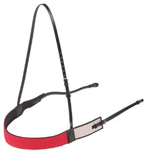 Breastplate Race Neoprene Lined Red-Ascot Saddlery-The Equestrian