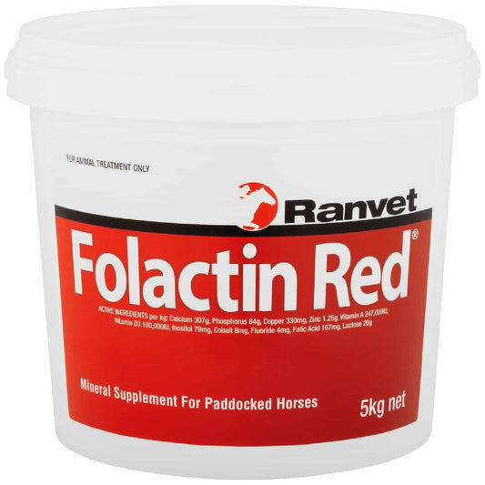 Folactin Red Ranvet 5kg-Ascot Saddlery-The Equestrian