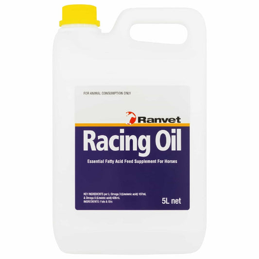 Racing Oil Ranvet 5lit-Ascot Saddlery-The Equestrian