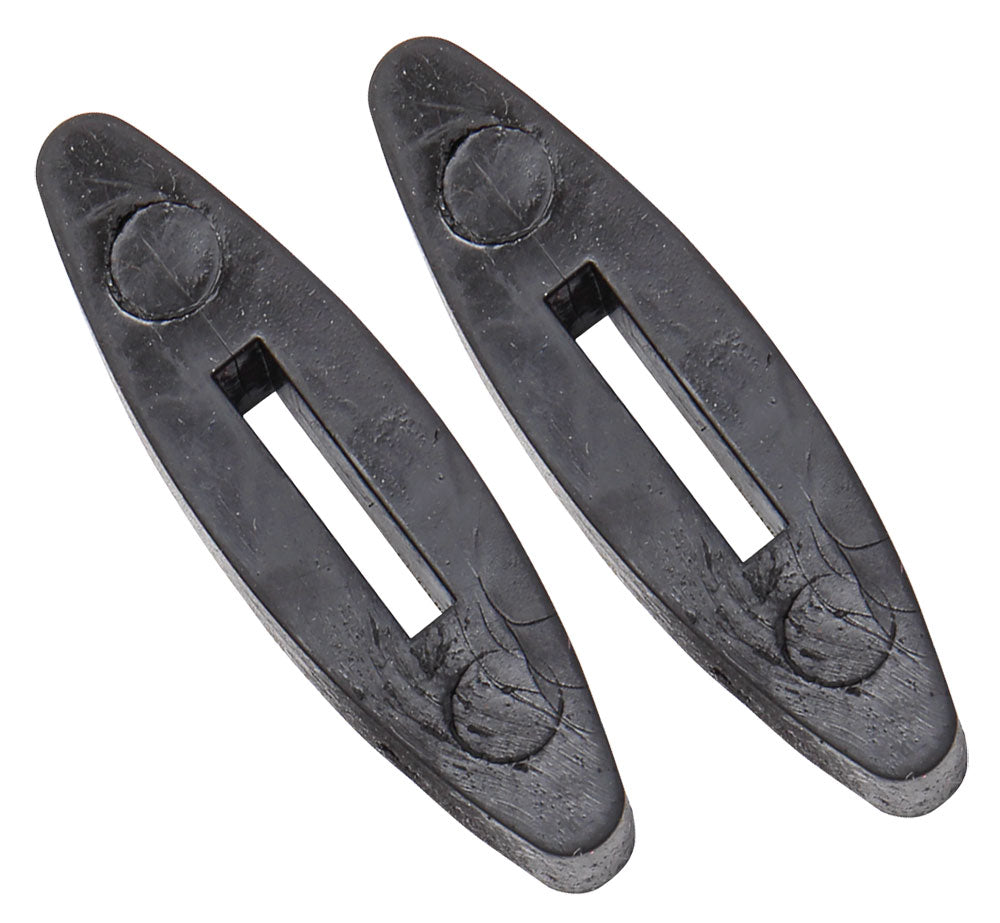 Rein Stops Rubber Gel Pair Black-Ascot Saddlery-The Equestrian