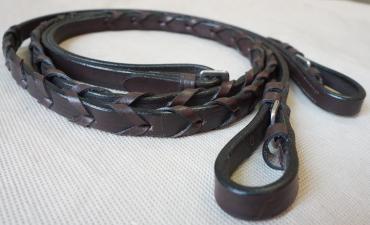 Reins Laced Leather Pony-Ascot Saddlery-The Equestrian
