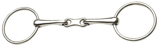 Ring Snaffle French Mouth Stainless Steel-Ascot Saddlery-The Equestrian
