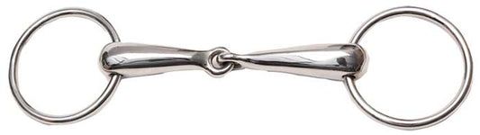 Ring Snaffle Hollow Stainless Steel-Ascot Saddlery-The Equestrian