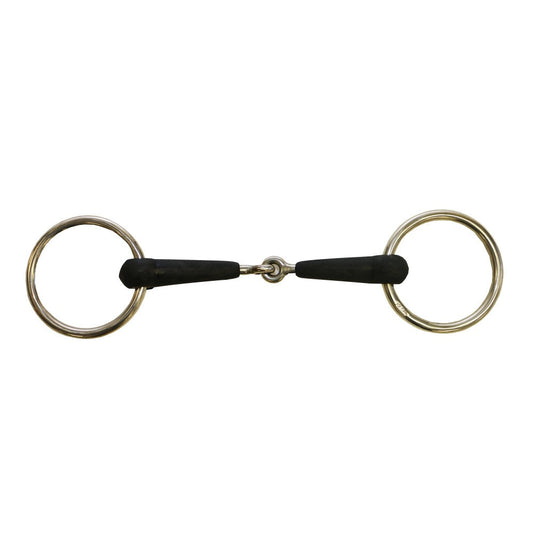 Ring Snaffle Jointed Tpu Soft Mouth-Ascot Saddlery-The Equestrian