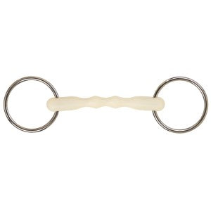 Ring Snaffle Mullen Flexible Happy Mouth-Ascot Saddlery-The Equestrian