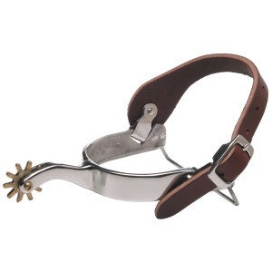 Spurs Stock Rocky Campdraft With Straps-Ascot Saddlery-The Equestrian