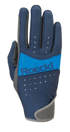 Gloves Roeckl Marbach Navy-Ascot Saddlery-The Equestrian