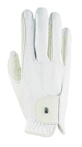 Gloves Roeckl Roeck Grip Lite White-Ascot Saddlery-The Equestrian