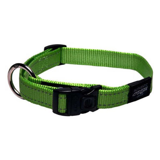 Rogz Dog Collar Utility Lime-Ascot Saddlery-The Equestrian
