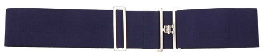 Rug Surcingle Elastic Nickle Plated Blue-Ascot Saddlery-The Equestrian