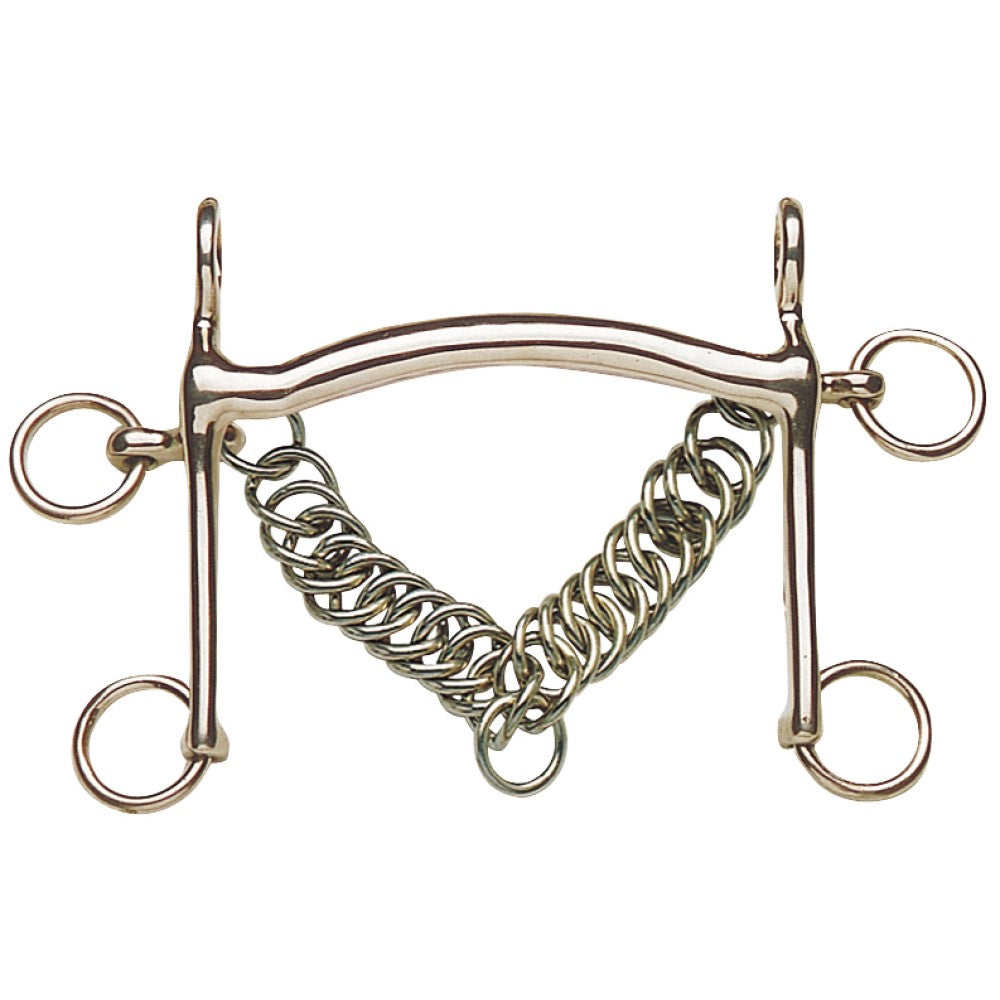 Rugby Pelham Bit Mullen Mouth Stainless Steel-Ascot Saddlery-The Equestrian