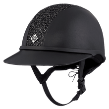 Charles Owen Leather Look SP8 Plus Sparkley-Trailrace Equestrian Outfitters-The Equestrian