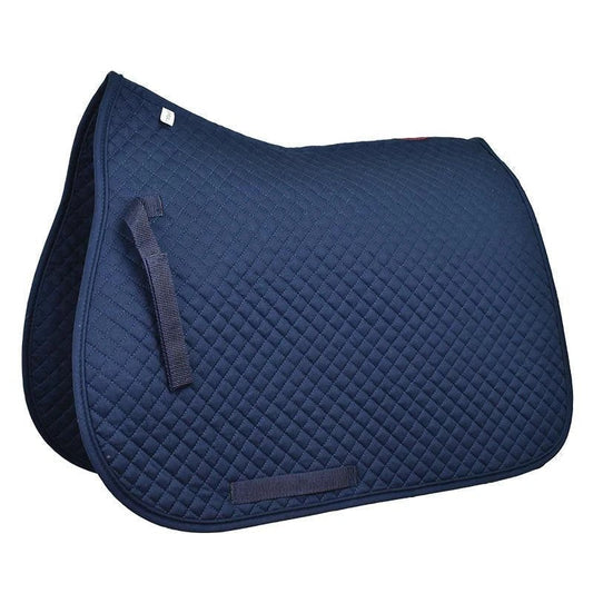 Saddlecloth All Purpose Quilted Eurohunter Navy-Ascot Saddlery-The Equestrian
