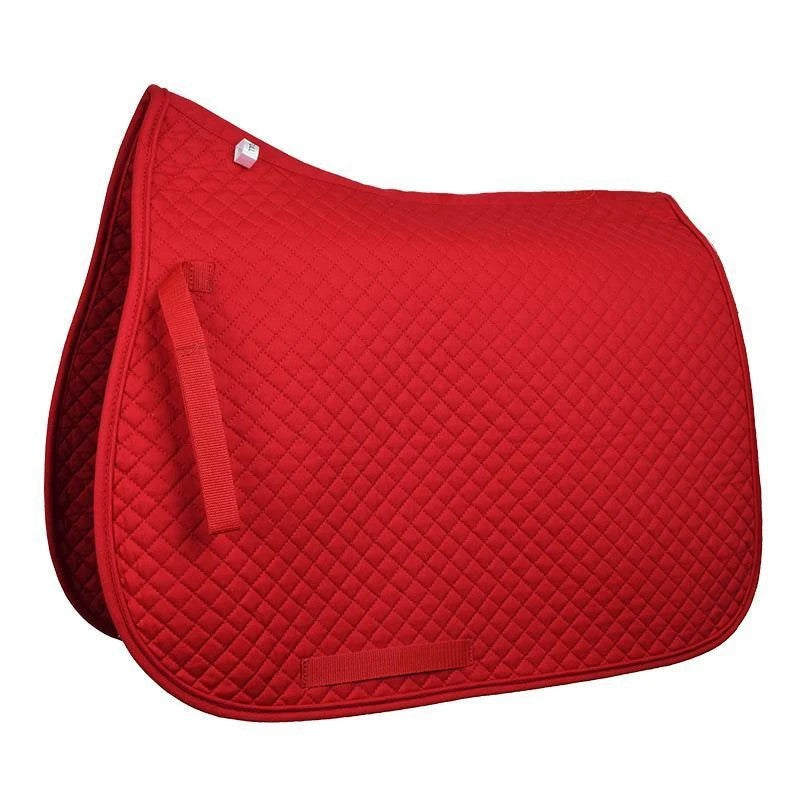 Saddlecloth All Purpose Quilted Eurohunter Red-Ascot Saddlery-The Equestrian