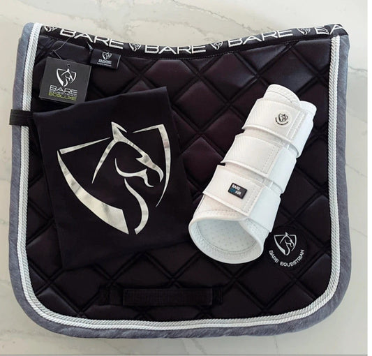 Saddlecloth Bare Equestrian Ecoluxe Luxury Stormy-Ascot Saddlery-The Equestrian
