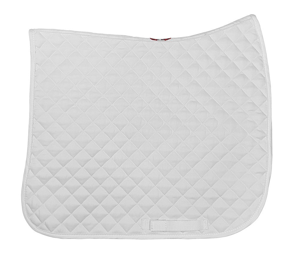 Saddlecloth Dressage Basics White-Ascot Saddlery-The Equestrian