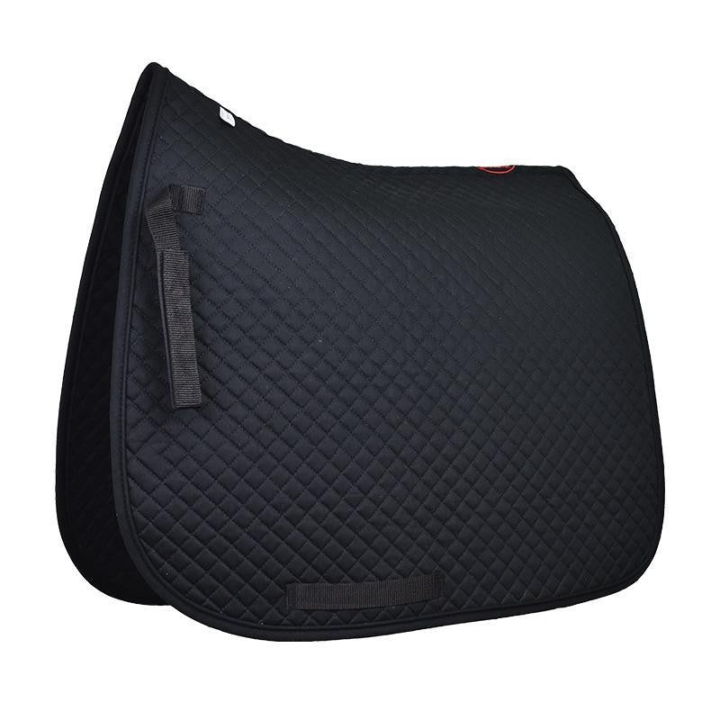 Saddlecloth Dressage Quilted Eurohunter Black-Ascot Saddlery-The Equestrian