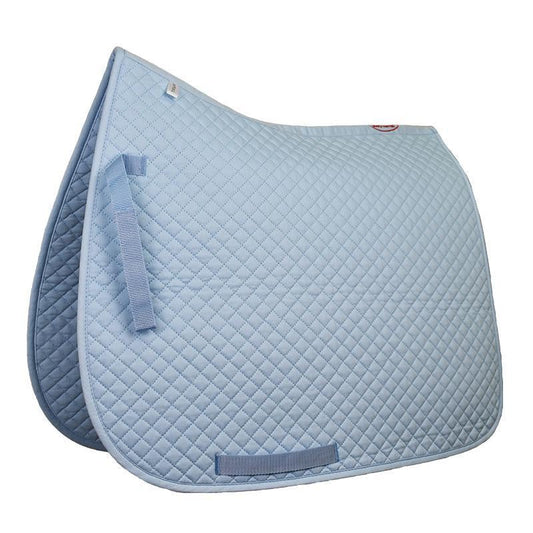 Saddlecloth Dressage Quilted Eurohunter Light Blue Full-Ascot Saddlery-The Equestrian
