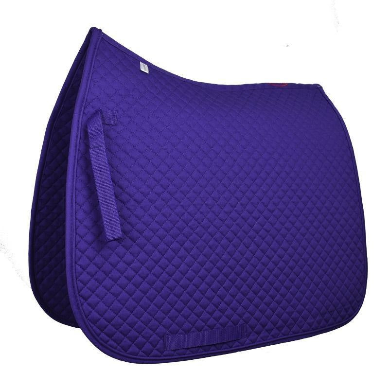 Saddlecloth Dressage Quilted Eurohunter Purple Full-Ascot Saddlery-The Equestrian