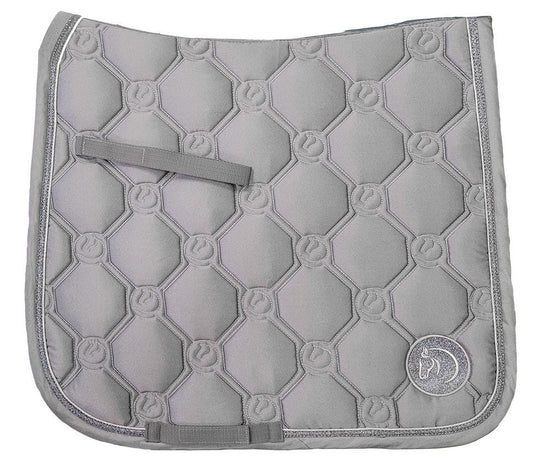 Saddlecloth Dressage Shimmer Silver-Ascot Saddlery-The Equestrian