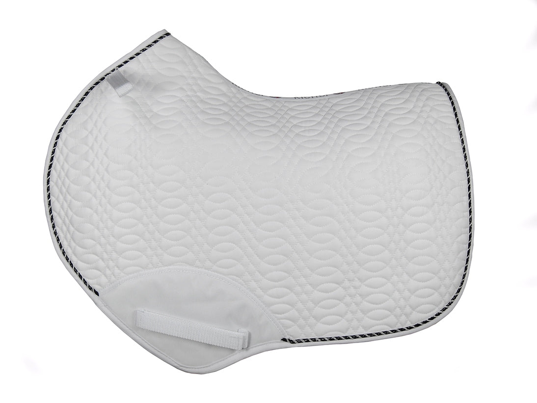 Saddlecloth Jumping Kieffer With Black/white Cord-Ascot Saddlery-The Equestrian