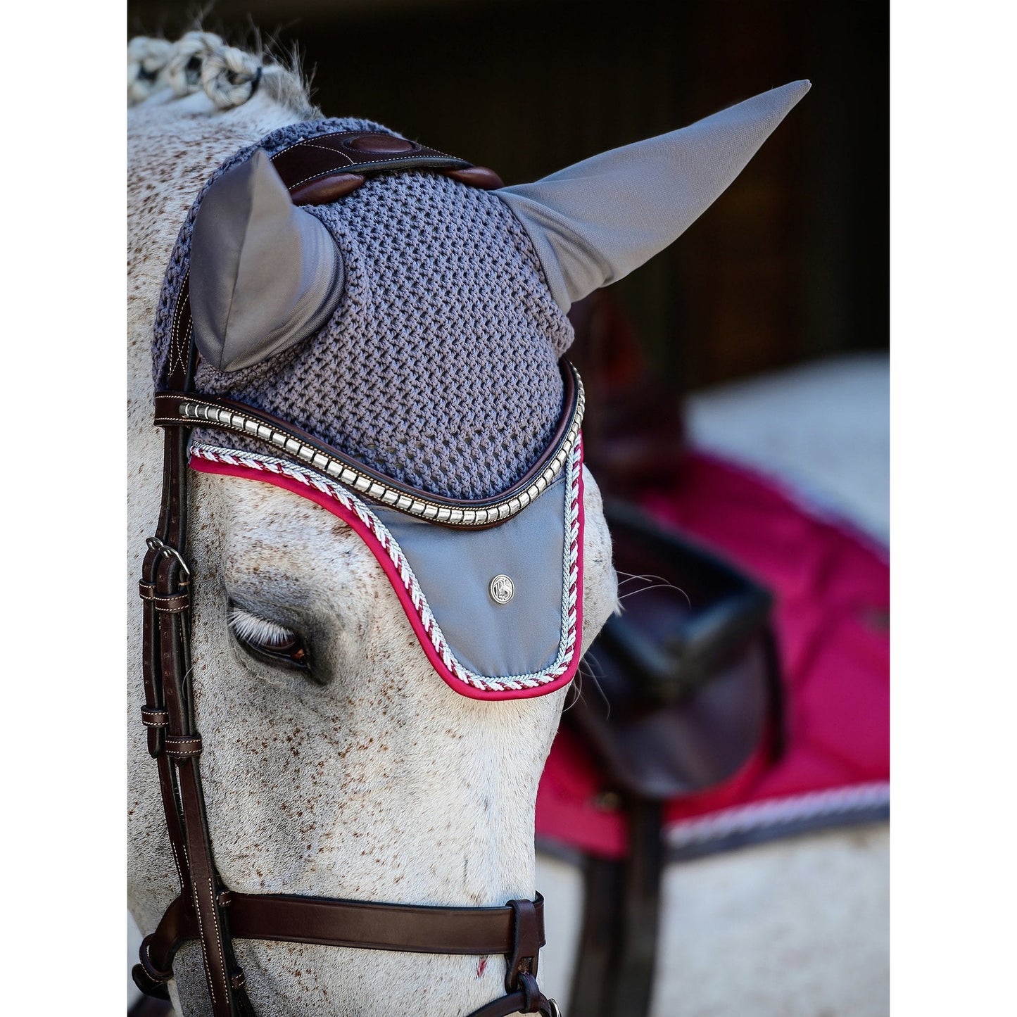 PS of Sweden SCARLET Ear Net-Little Equine Co-The Equestrian