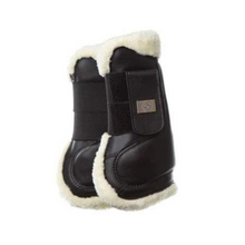 Shop PS of Sweden Black Leather Jumping Boots - Front-Little Equine Co-The Equestrian