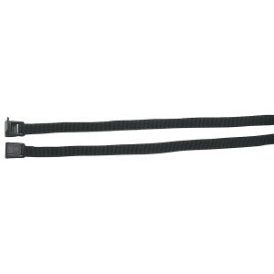 Spur Straps Braided Quick Release Black-Ascot Saddlery-The Equestrian
