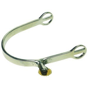 Spurs Close Contact Side Rowel Stainless Steel-Ascot Saddlery-The Equestrian