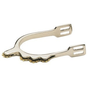 Spurs Jumping With Side Rowels Stainless Steel-Ascot Saddlery-The Equestrian